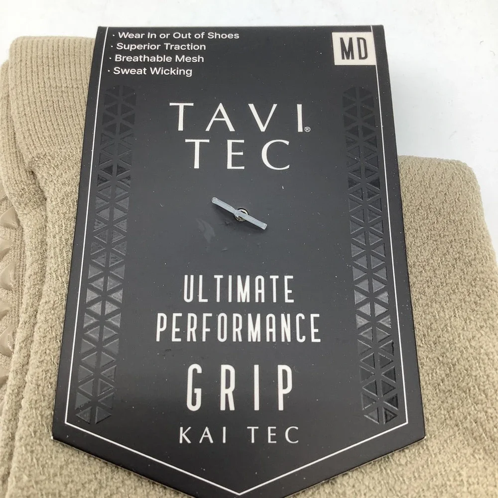 Tavi Tec Ultimate Performance Grip Kai Tec Socks Shitake Womens Size M NWT‎